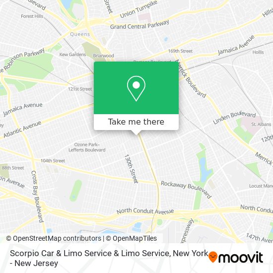 Scorpio Car & Limo Service & Limo Service map