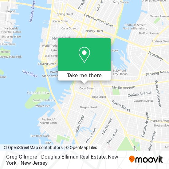 Mapa de Greg Gilmore - Douglas Elliman Real Estate