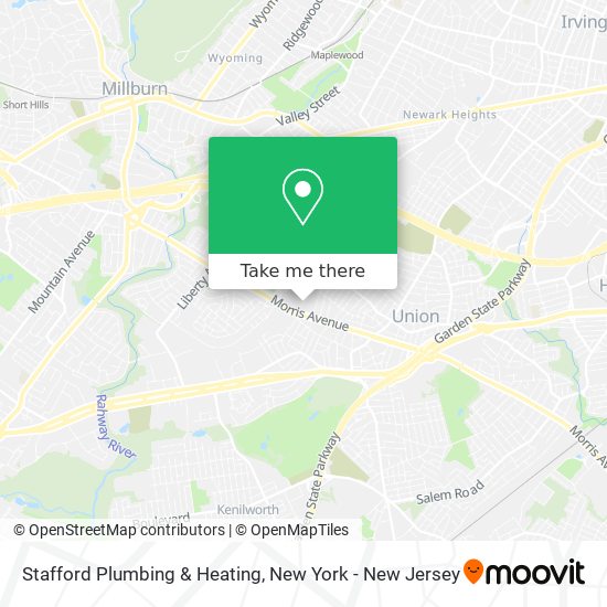 Mapa de Stafford Plumbing & Heating