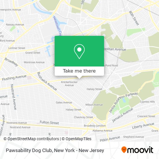 Mapa de Pawsability Dog Club