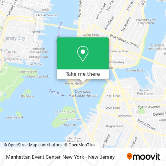 Manhattan Event Center map