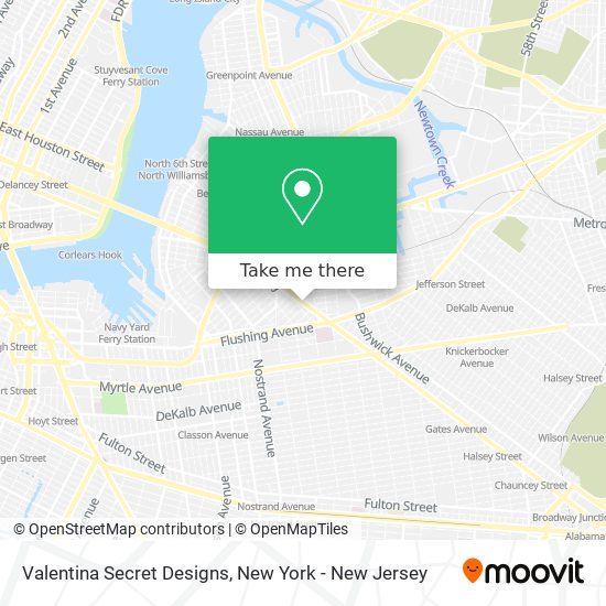 Valentina Secret Designs map