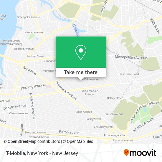 T-Mobile map