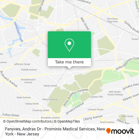 Fenyves, Andras Dr - Prominis Medical Services map