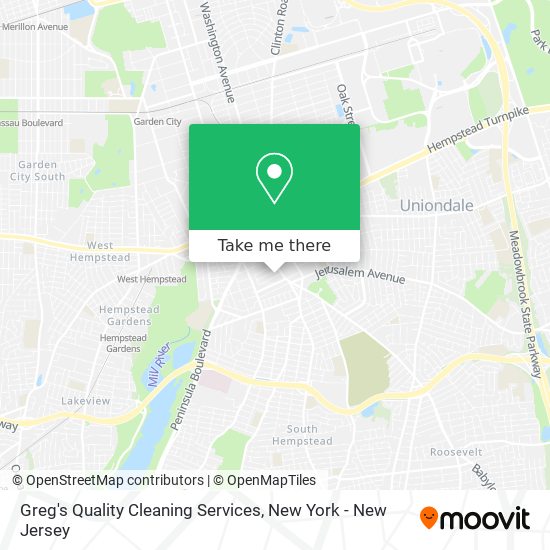 Mapa de Greg's Quality Cleaning Services