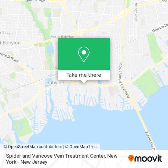 Spider and Varicose Vein Treatment Center map