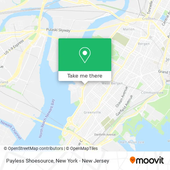 Payless Shoesource map
