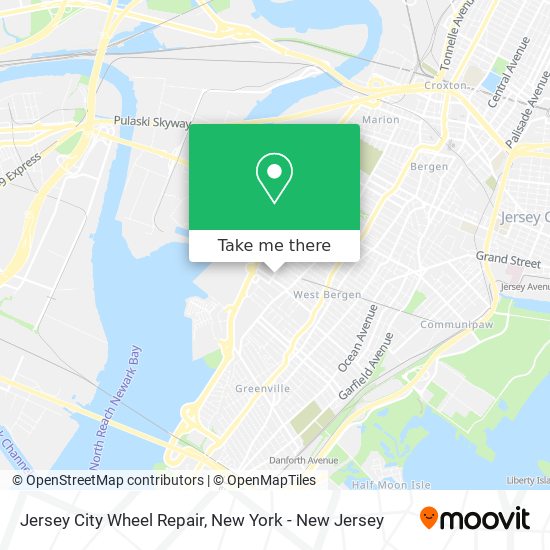 Jersey City Wheel Repair map