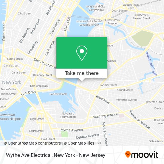 Mapa de Wythe Ave Electrical