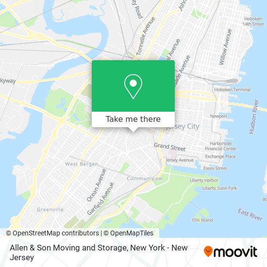 Allen & Son Moving and Storage map