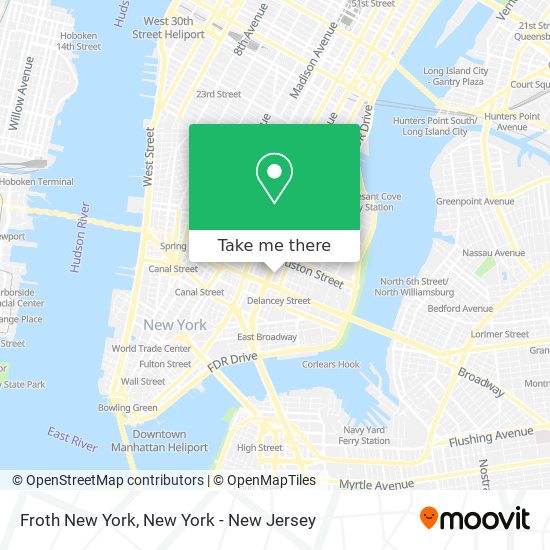 Mapa de Froth New York