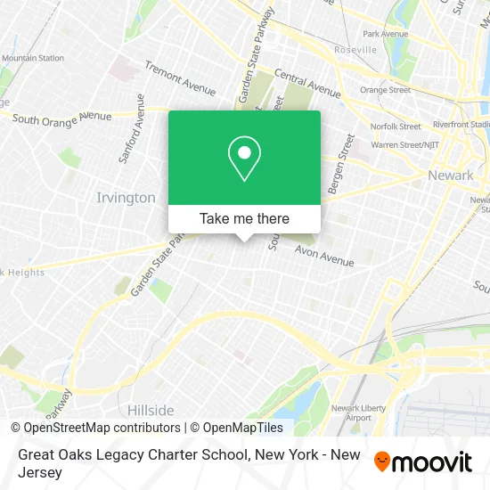 Great Oaks Legacy Charter School map