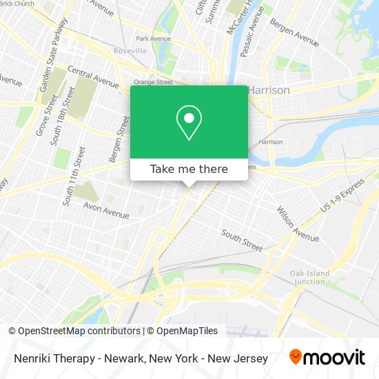 Mapa de Nenriki Therapy - Newark