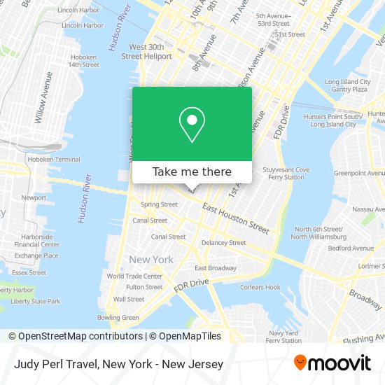 Mapa de Judy Perl Travel