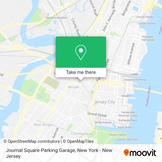 Journal Square-Parking Garage map