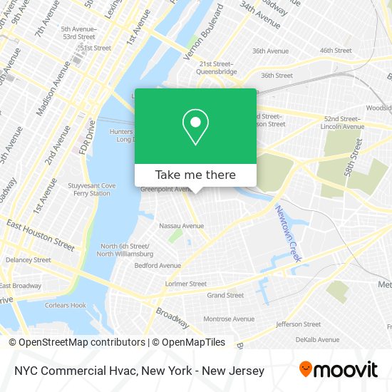 NYC Commercial Hvac map