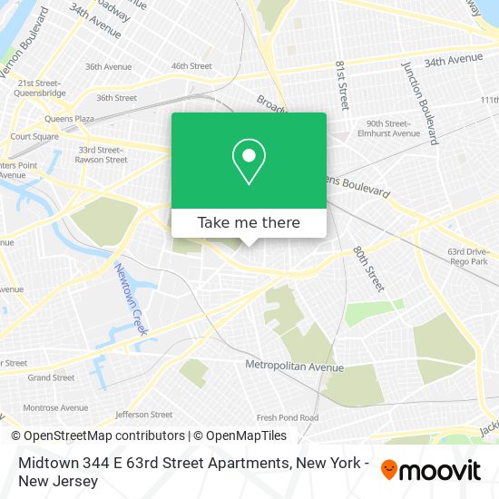 Midtown 344 E 63rd Street Apartments map