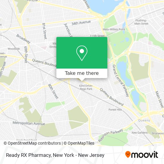 Mapa de Ready RX Pharmacy