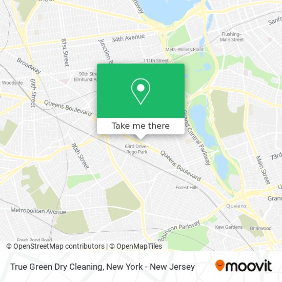 True Green Dry Cleaning map