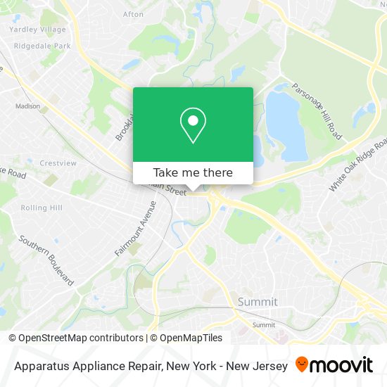 Mapa de Apparatus Appliance Repair