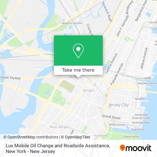 Mapa de Lux Mobile Oil Change and Roadside Assistance