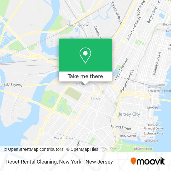 Reset Rental Cleaning map