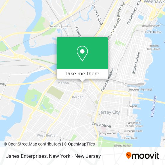 Janes Enterprises map