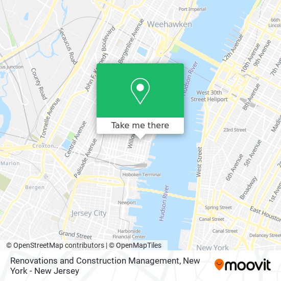 Mapa de Renovations and Construction Management