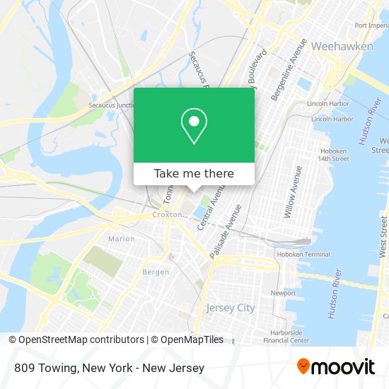 809 Towing map