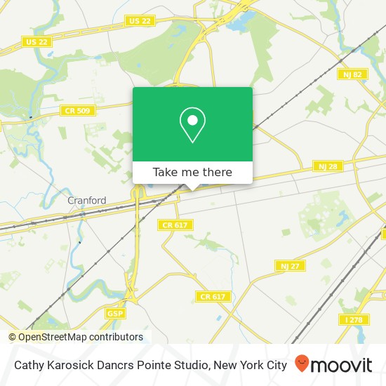 Mapa de Cathy Karosick Dancrs Pointe Studio