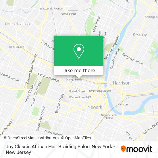 Mapa de Joy Classic African Hair Braiding Salon