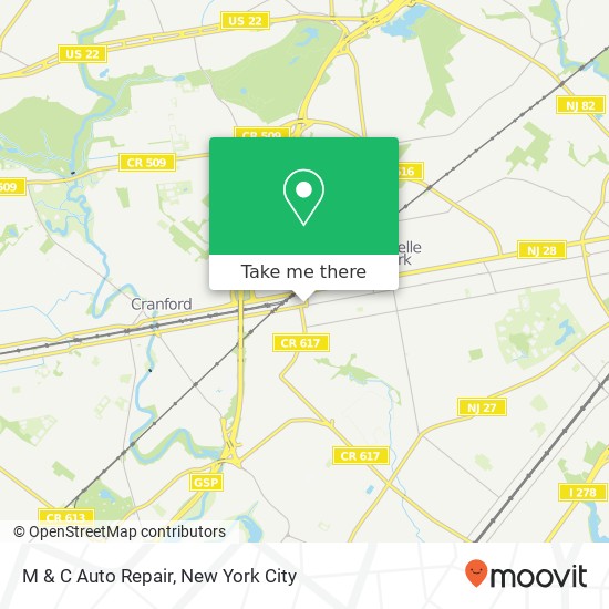 M & C Auto Repair map