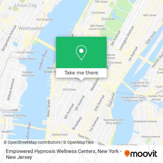 Mapa de Empowered Hypnosis Wellness Centers