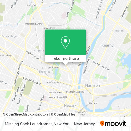 Mapa de Missing Sock Laundromat