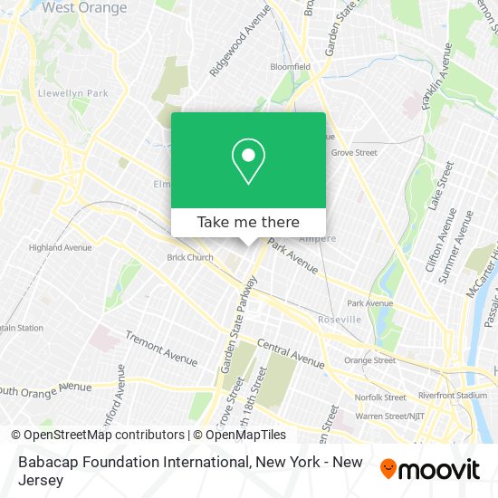 Mapa de Babacap Foundation International