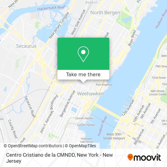 Centro Cristiano de la CMNDD map
