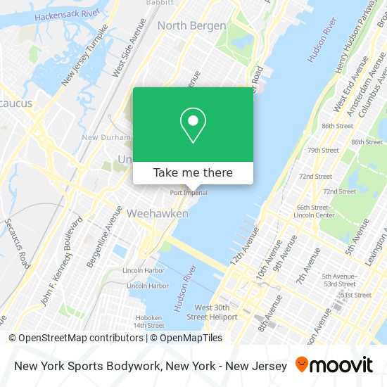 Mapa de New York Sports Bodywork