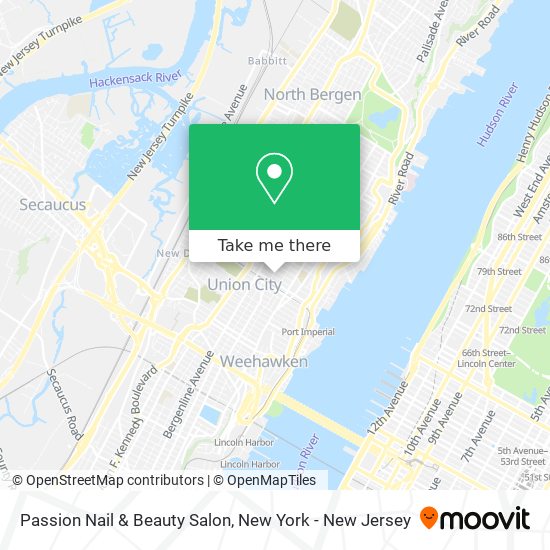 Passion Nail & Beauty Salon map