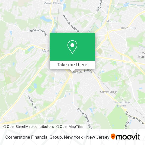 Cornerstone Financial Group map