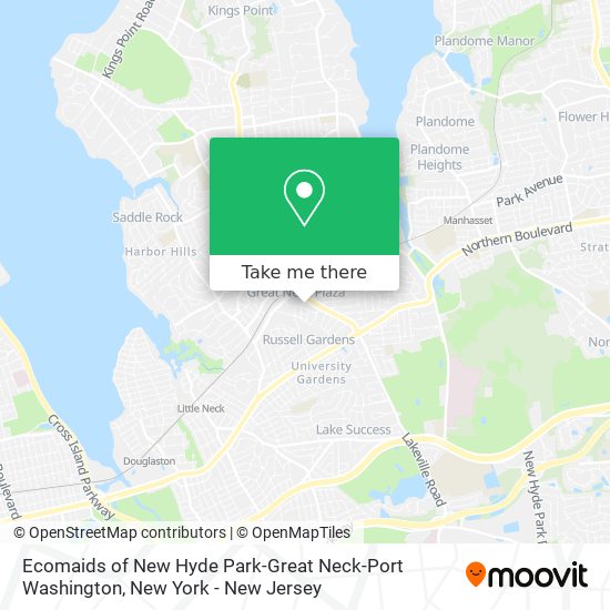 Ecomaids of New Hyde Park-Great Neck-Port Washington map