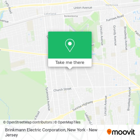 Mapa de Brinkmann Electric Corporation