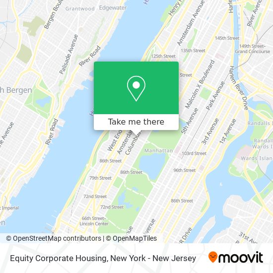 Equity Corporate Housing map