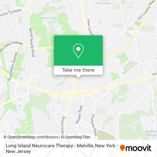 Mapa de Long Island Neurocare Therapy - Melville