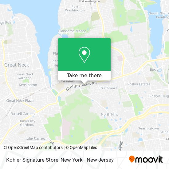 Mapa de Kohler Signature Store