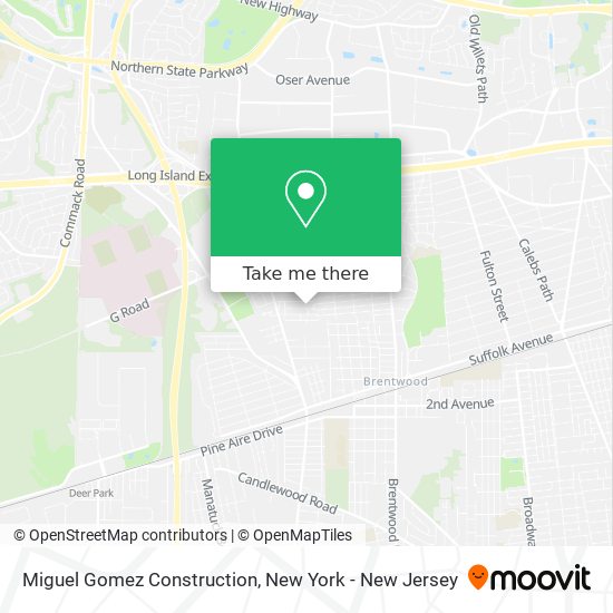 Miguel Gomez Construction map