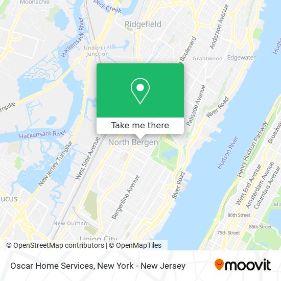 Mapa de Oscar Home Services