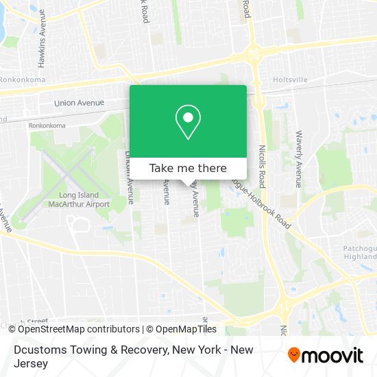 Dcustoms Towing & Recovery map