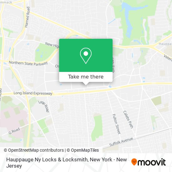 Mapa de Hauppauge Ny Locks & Locksmith