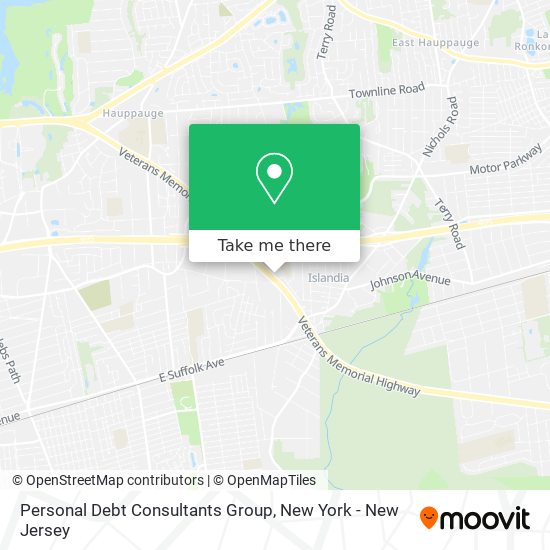 Personal Debt Consultants Group map