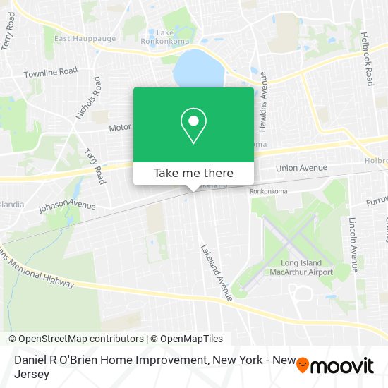 Mapa de Daniel R O'Brien Home Improvement